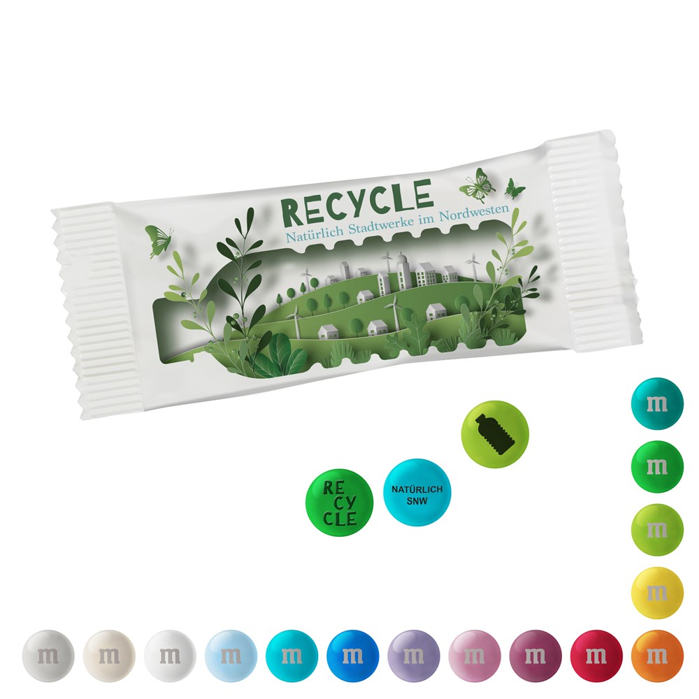 Personalisierte M&M's® im Papiertütchen, 15 g